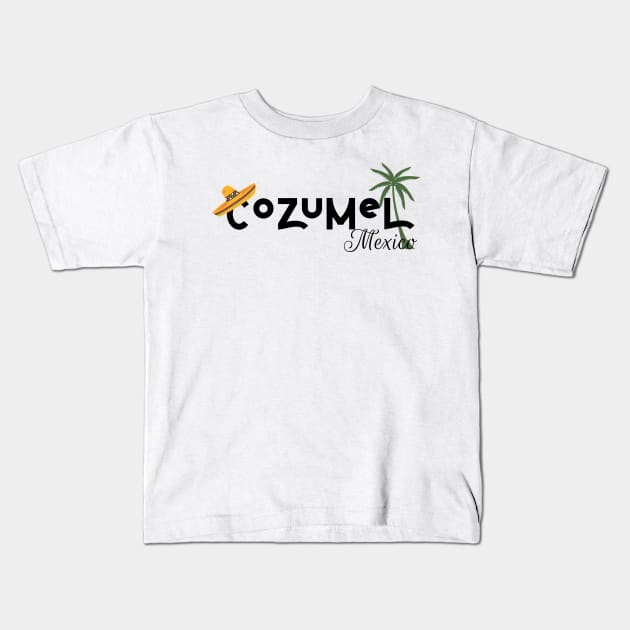 Cozumel Mexico Kids T-Shirt by afmr.2007@gmail.com